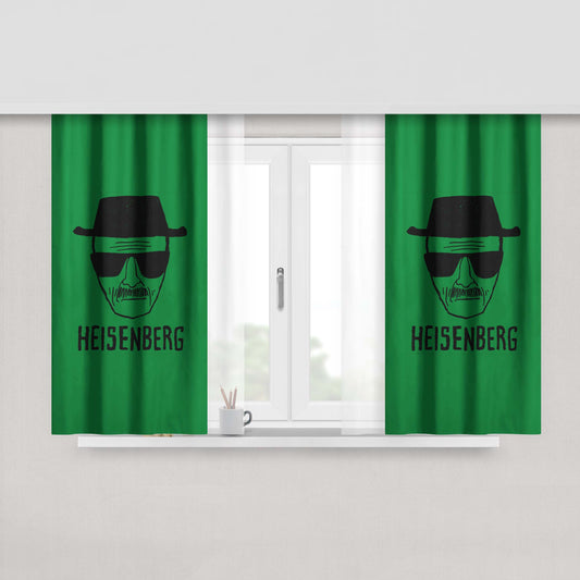 Heisenberg Breaking Bad Art Fabric Window Curtains