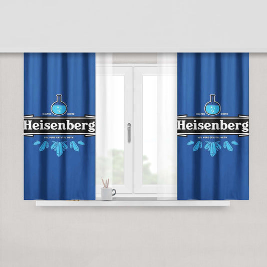 Heisenberg Walter White Peach Skin Window Curtains