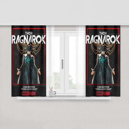 Hela Thor Poster Fabric Window Curtains