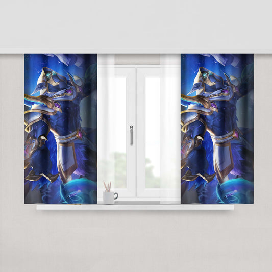 Helcurt Scorpio Zodiac Skin Mobile Legends Fabric Window Curtains