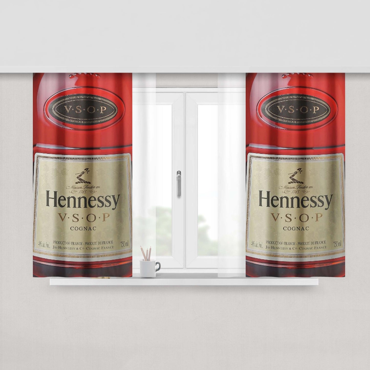 Hennessy Vsop Fabric Fabric Window Curtains