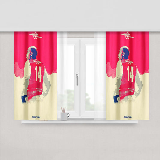 Henry Arsenal Fabric Fabric Window Curtains