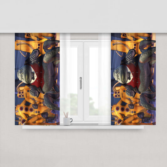 Henry J Waternoose Fabric Fabric Window Curtains