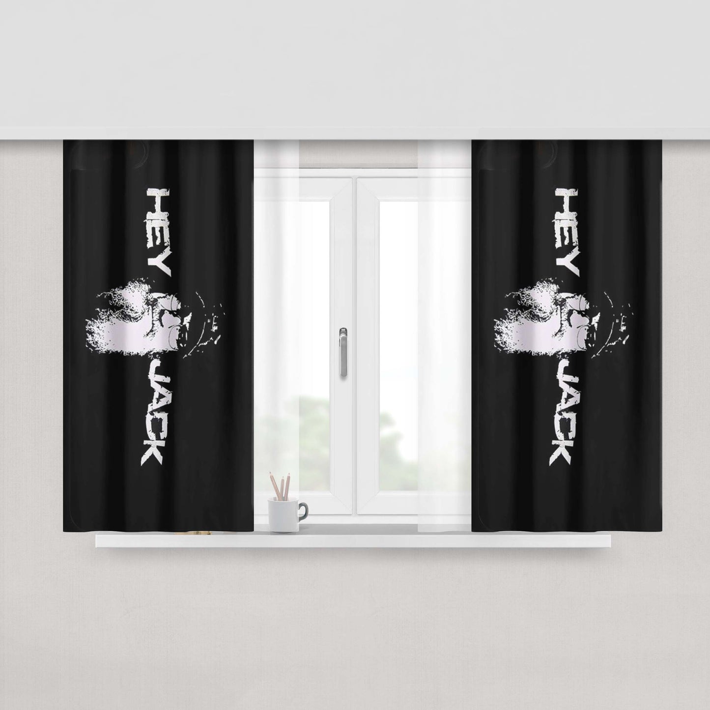 Hey Jack Duck Peach Skin Window Curtains