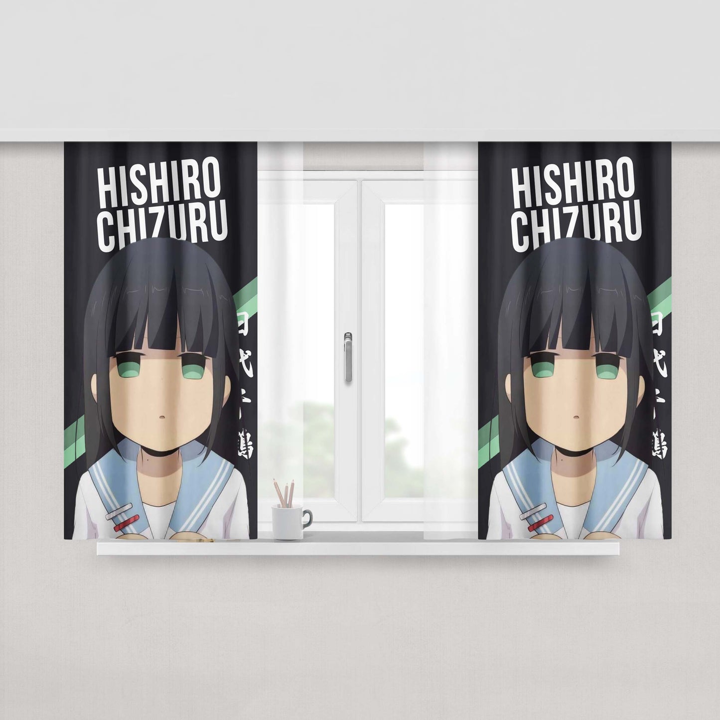 Hishiro Chizuru V2 Peach Skin Window Curtains