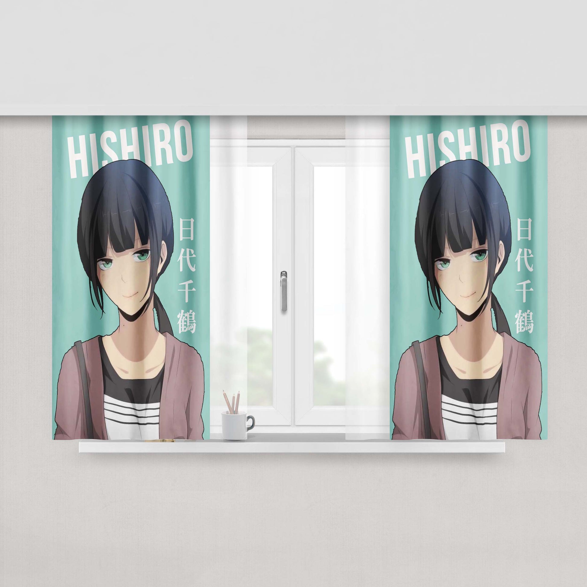 Hishiro Peach Skin Window Curtains