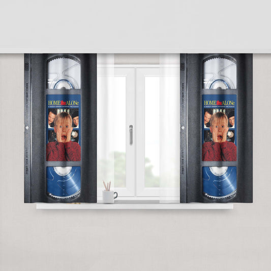 Home Alone Vhs Cassette Peach Skin Window Curtains