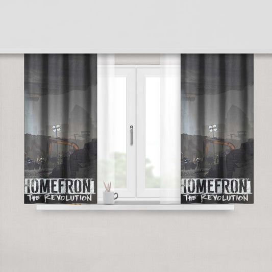 Homefront The Revolution Peach Skin Window Curtains
