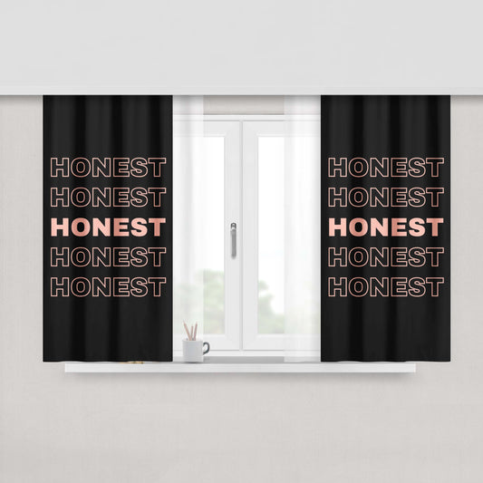 Honest Peach Skin Window Curtains
