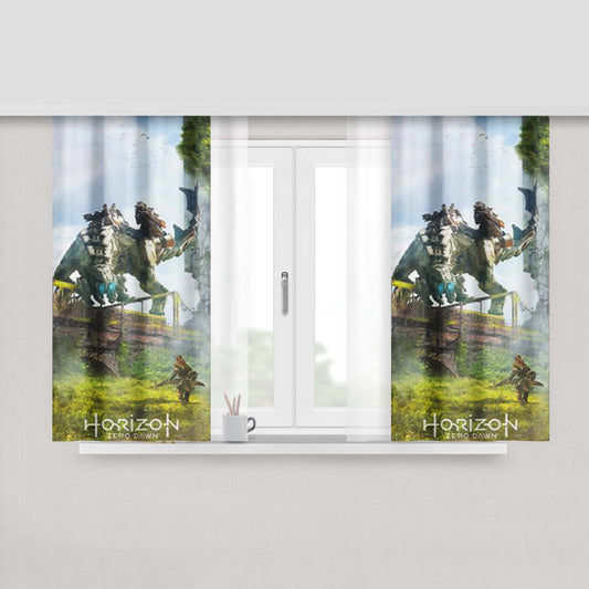 Horizon Zero Dawn Peach Skin Window Curtains