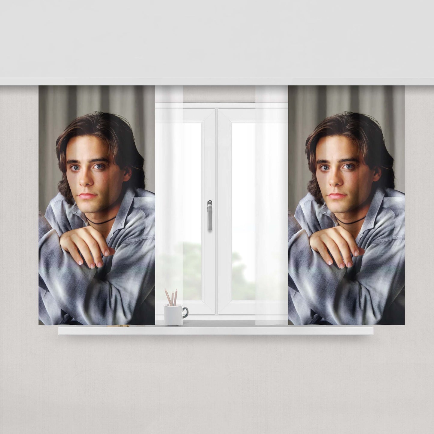 Hot Jared Leto 90S Pictures Peach Skin Window Curtains