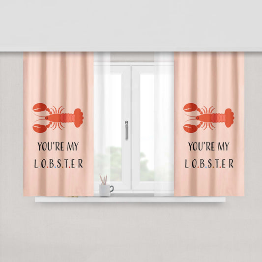 A Monkeys - Pink Window Curtains