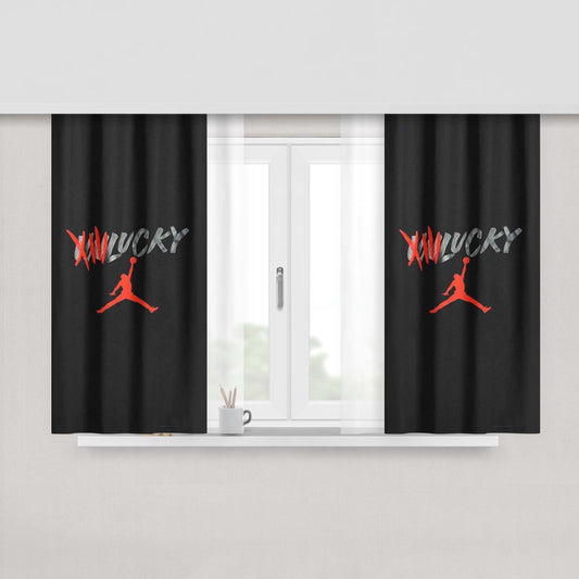 Air Jordan New Logo Window Curtains