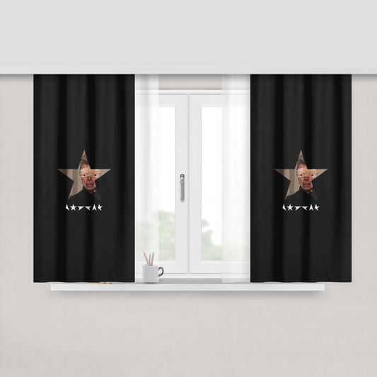 I Cant Give Everything Away David Bowie Window Curtains