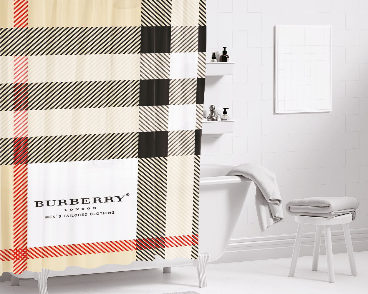 Bulls Man Jordan Chicago Heroes Bathroom Shower Curtain Fabric Waterproof | 66 X 72 Inch