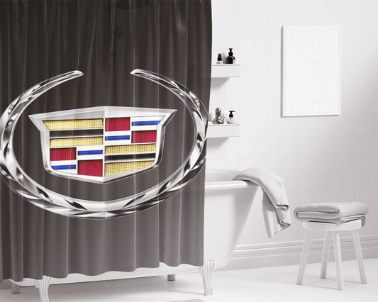 C Initial For Chicago Cubs Bathroom Shower Curtain Fabric Waterproof