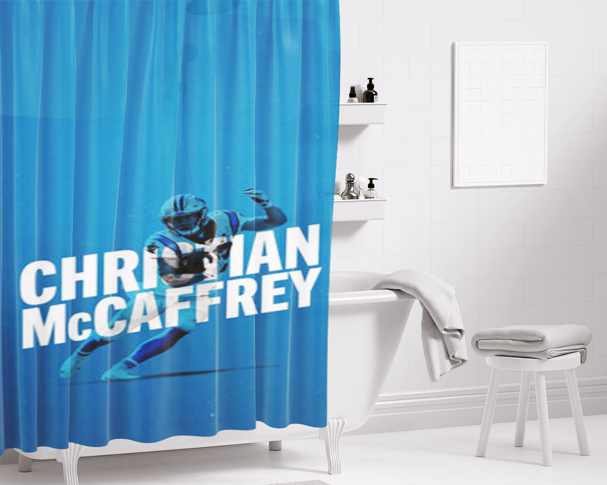 Childs Play Buddi Poster Christmas Bathroom Shower Curtain Fabric Waterproof | 66 X 72 Inch