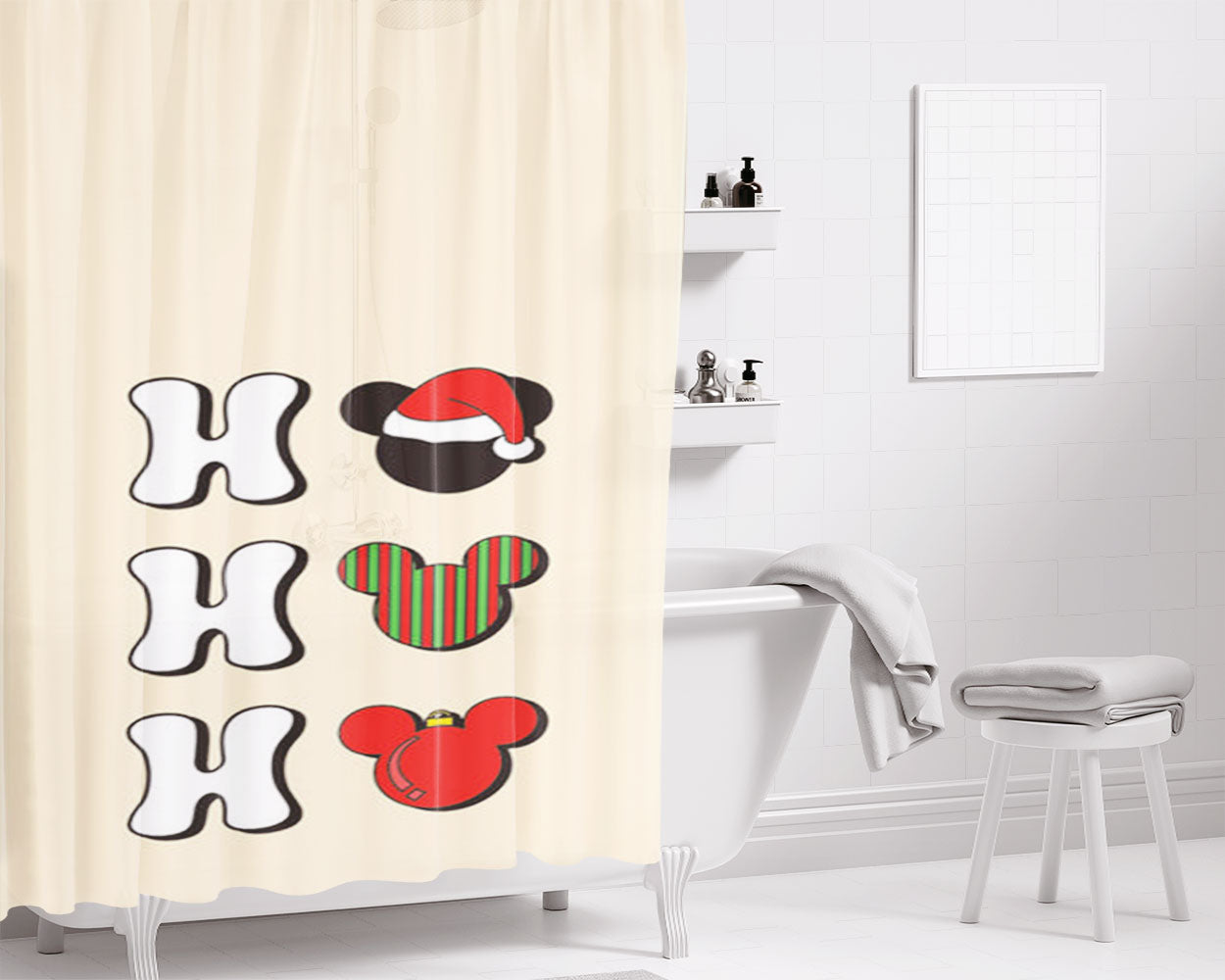Hip Hop Rap Wu Tang Clan Bathroom Shower Curtain Fabric Waterproof | 66 X 72 Inch