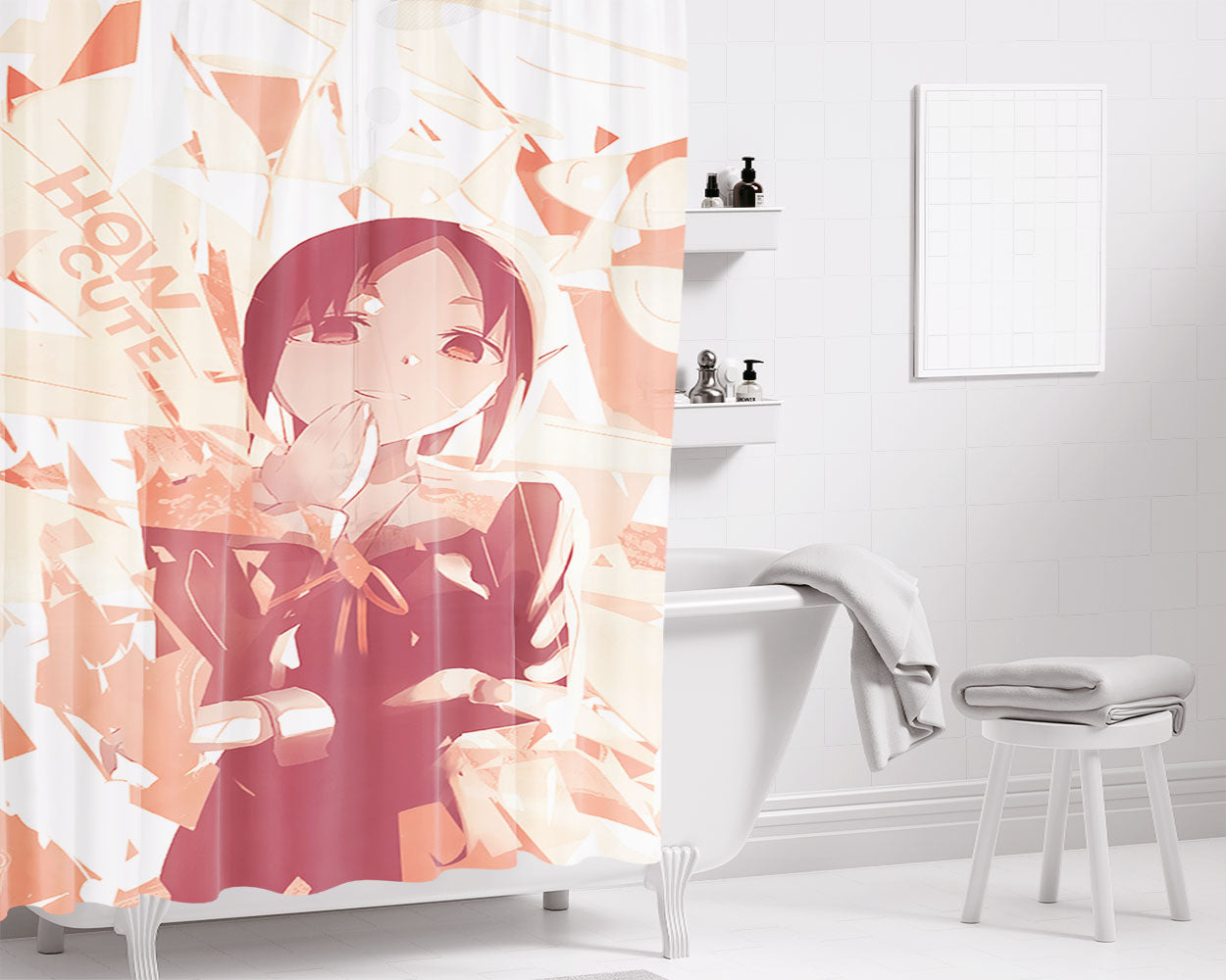 Houtarou Oreki Hyouka Anime Bathroom Shower Curtain Fabric Waterproof | 66 X 72 Inch