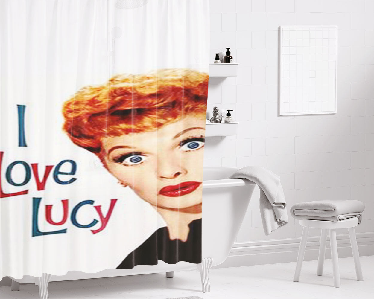 I Hate Everything Wednesday Bathroom Shower Curtain Fabric Waterproof | 66 X 72 Inch