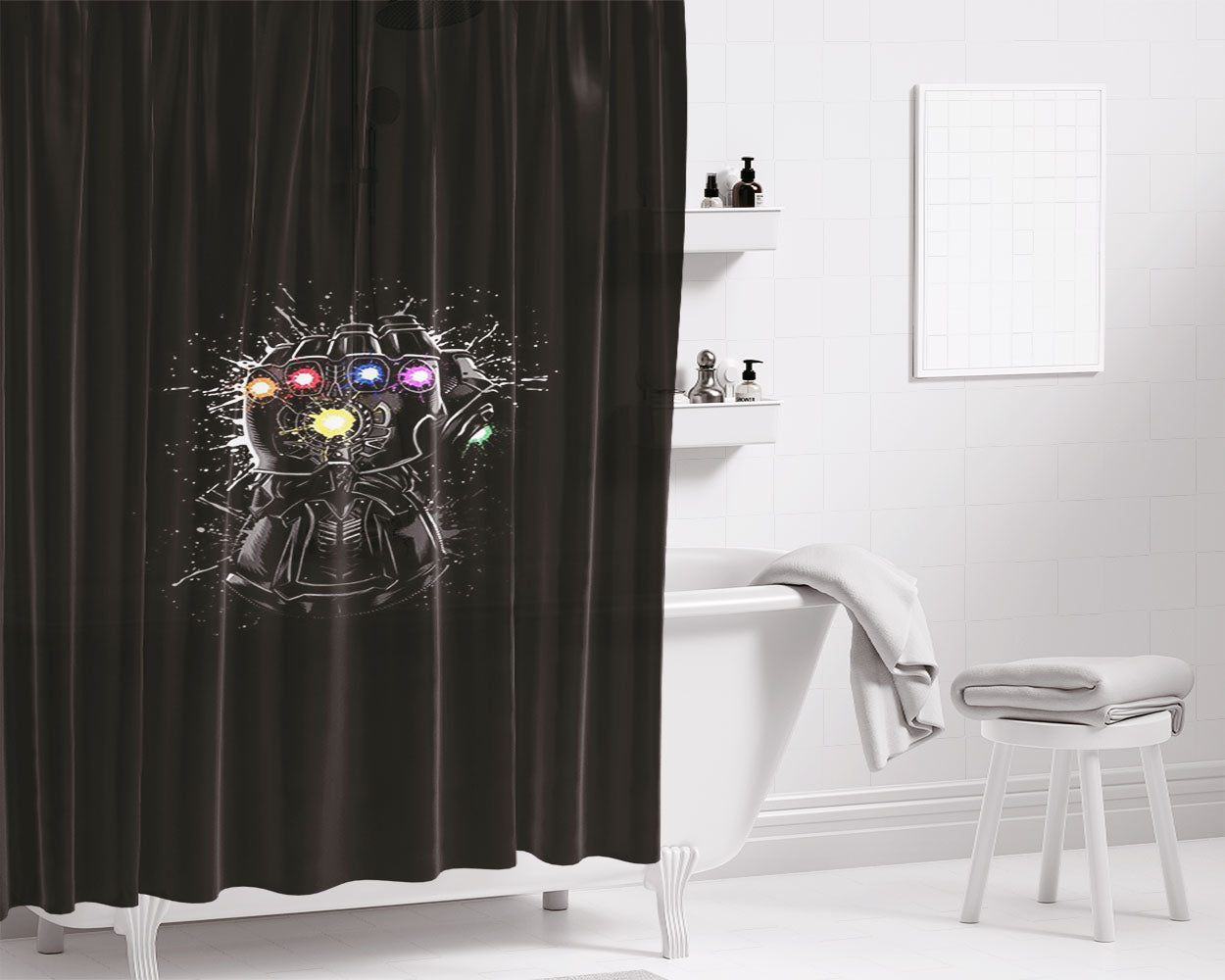 Infinity Hakuna Matata Bathroom Shower Curtain Fabric Waterproof | 66 X 72 Inch
