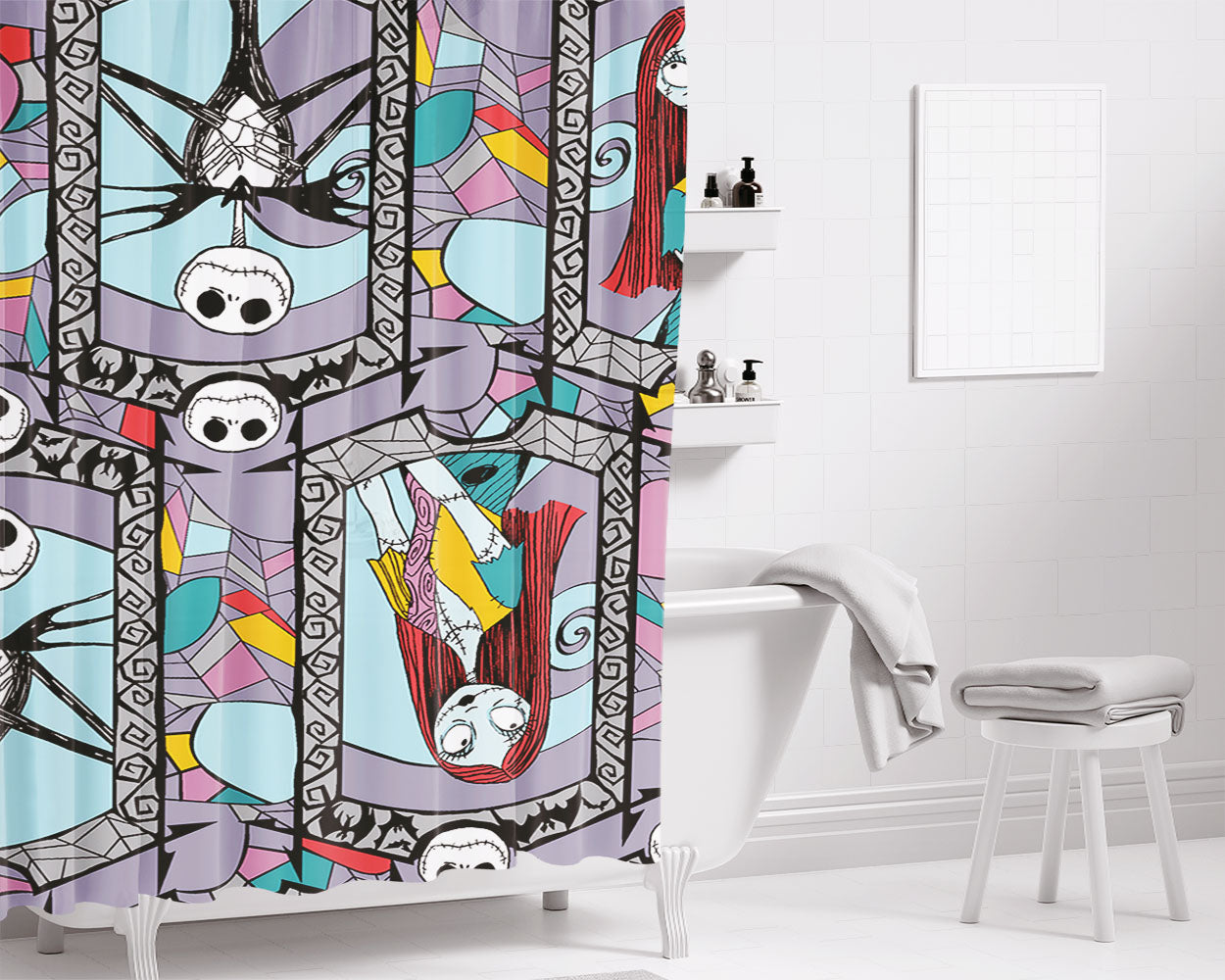 Jabba The Hut Pizza Bathroom Shower Curtain Fabric Waterproof | 66 X 72 Inch
