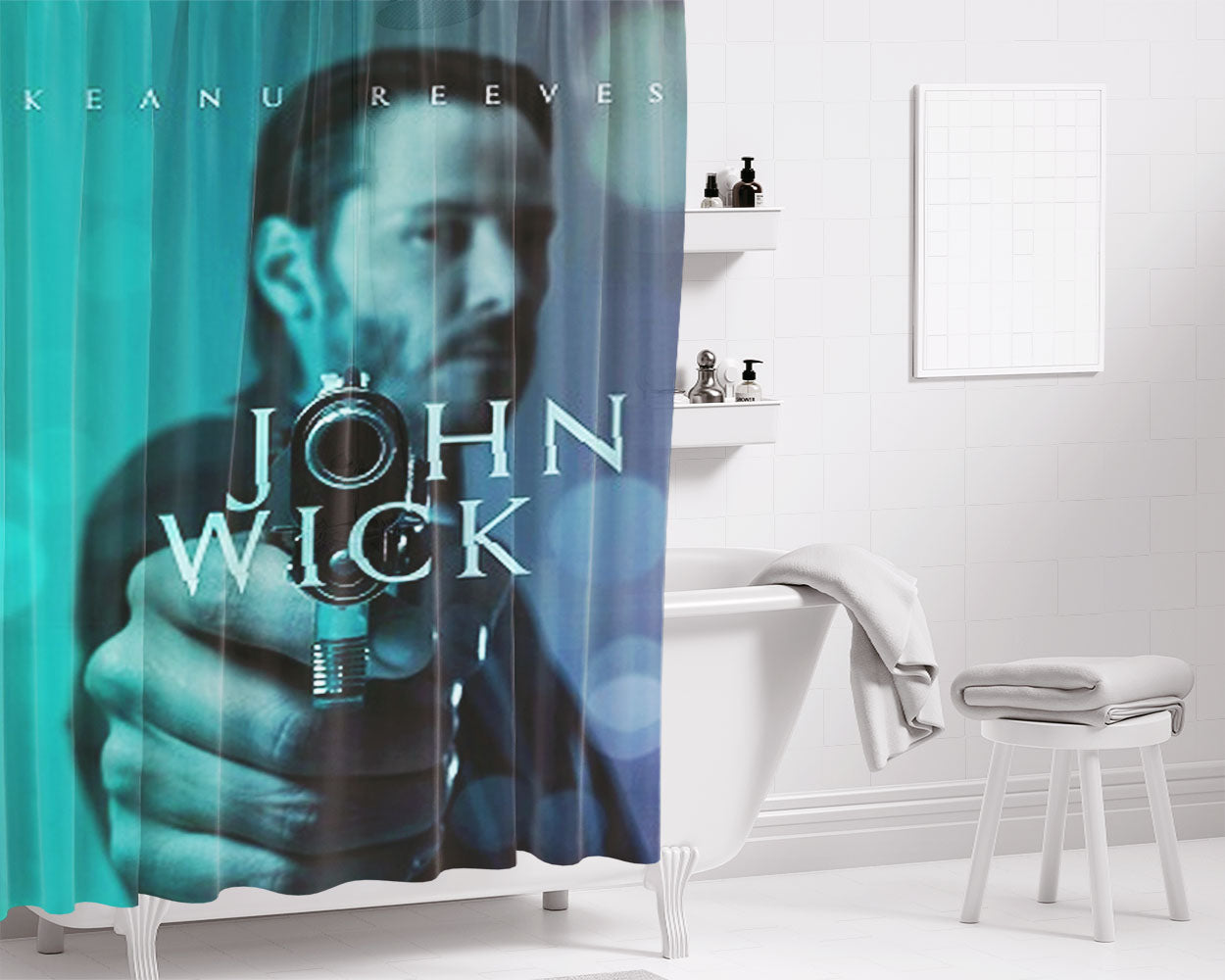 John Mayer Quotes Bathroom Shower Curtain Fabric Waterproof | 66 X 72 Inch
