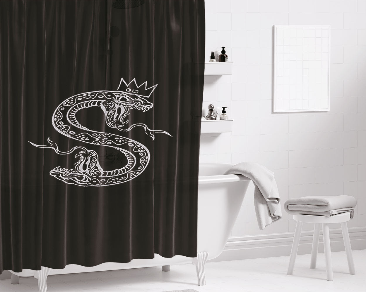 Jughead Jones Crown Wuzhere Bathroom Shower Curtain Fabric Waterproof | 66 X 72 Inch