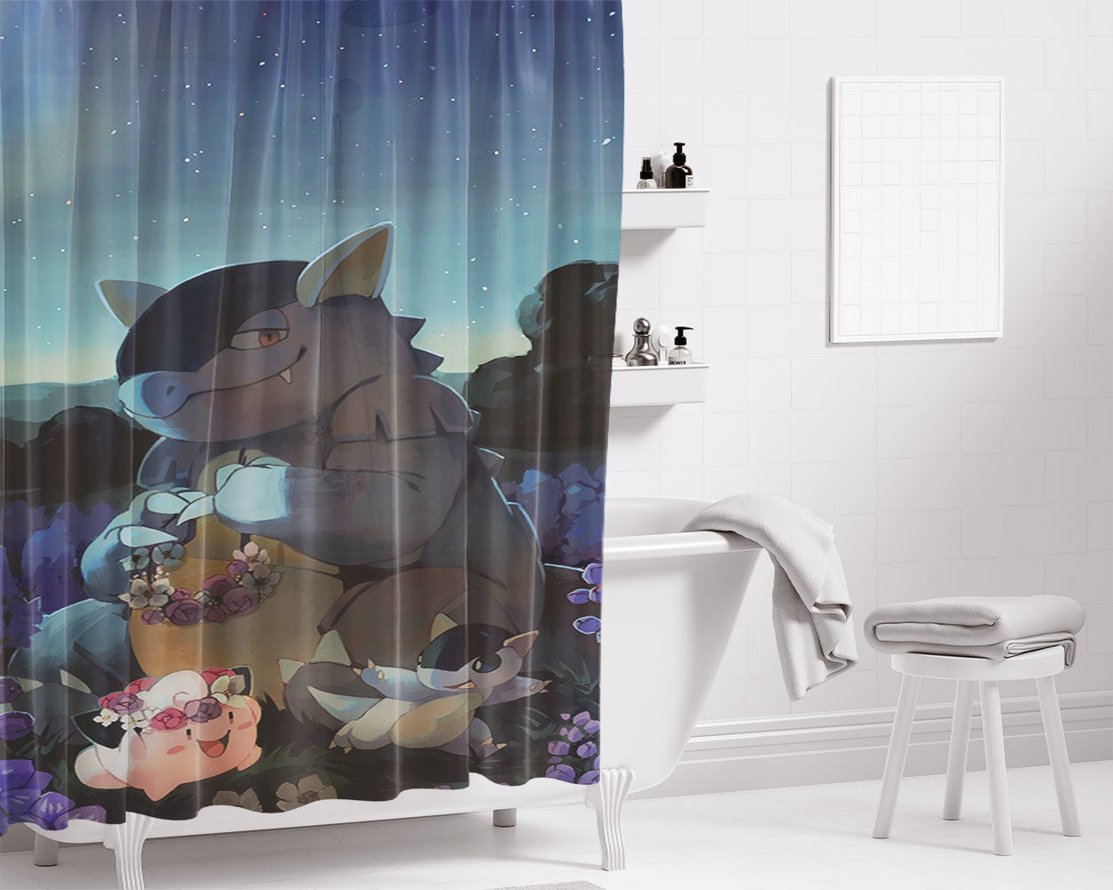 Kane Brown With Hat Bathroom Shower Curtain Fabric Waterproof | 66 X 72 Inch