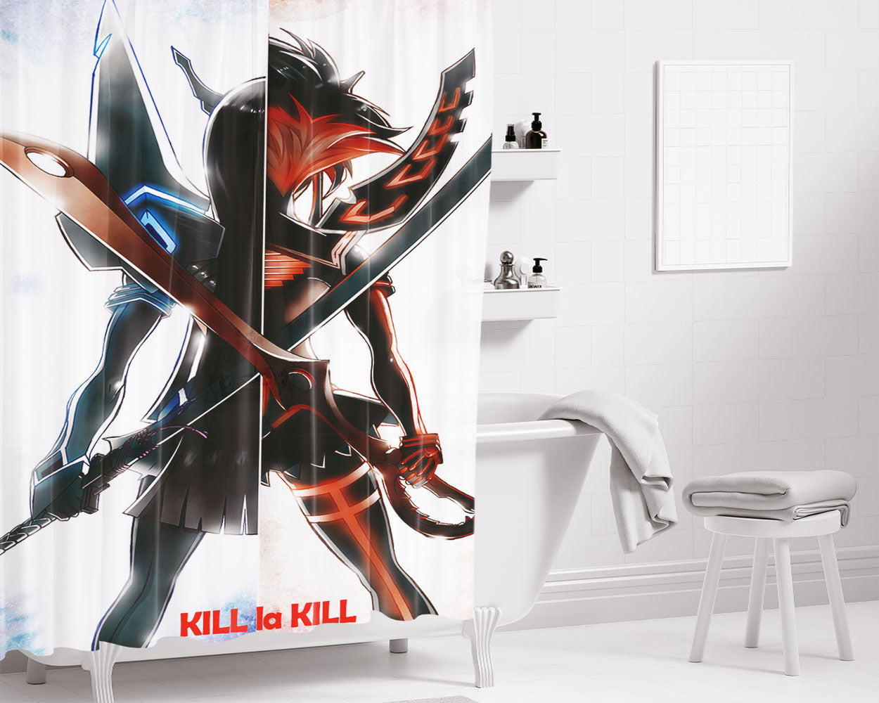Kill Bill Lois Family Guy Bathroom Shower Curtain Fabric Waterproof | 66 X 72 Inch