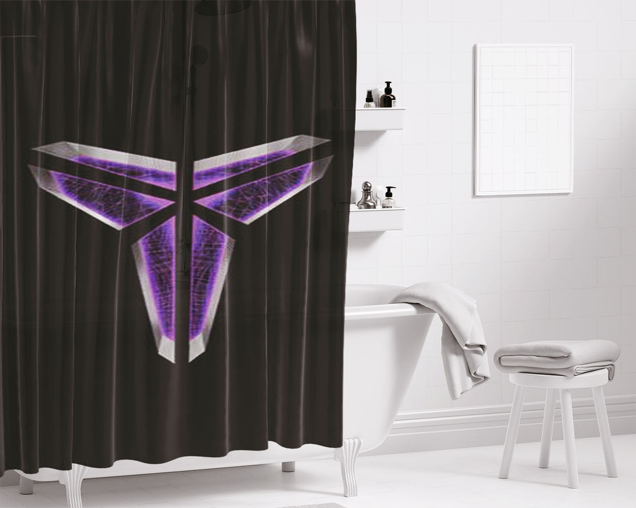 Kobe Bryant Nope Bathroom Shower Curtain Fabric Waterproof | 66 X 72 Inch