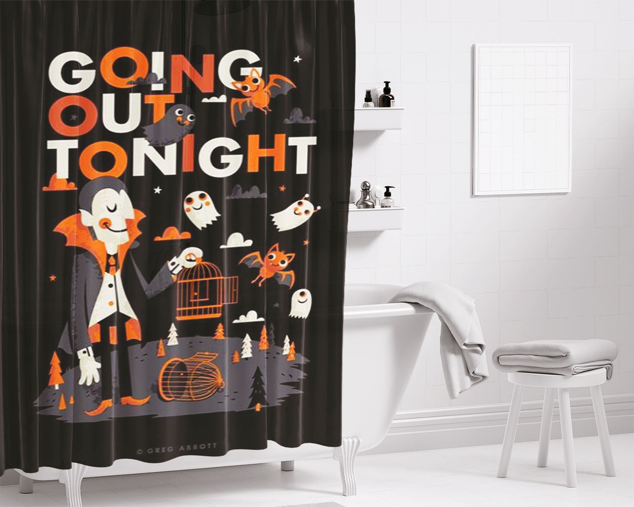 My Hero Academia Dancing Bathroom Shower Curtain Fabric Waterproof | 66 X 72 Inch