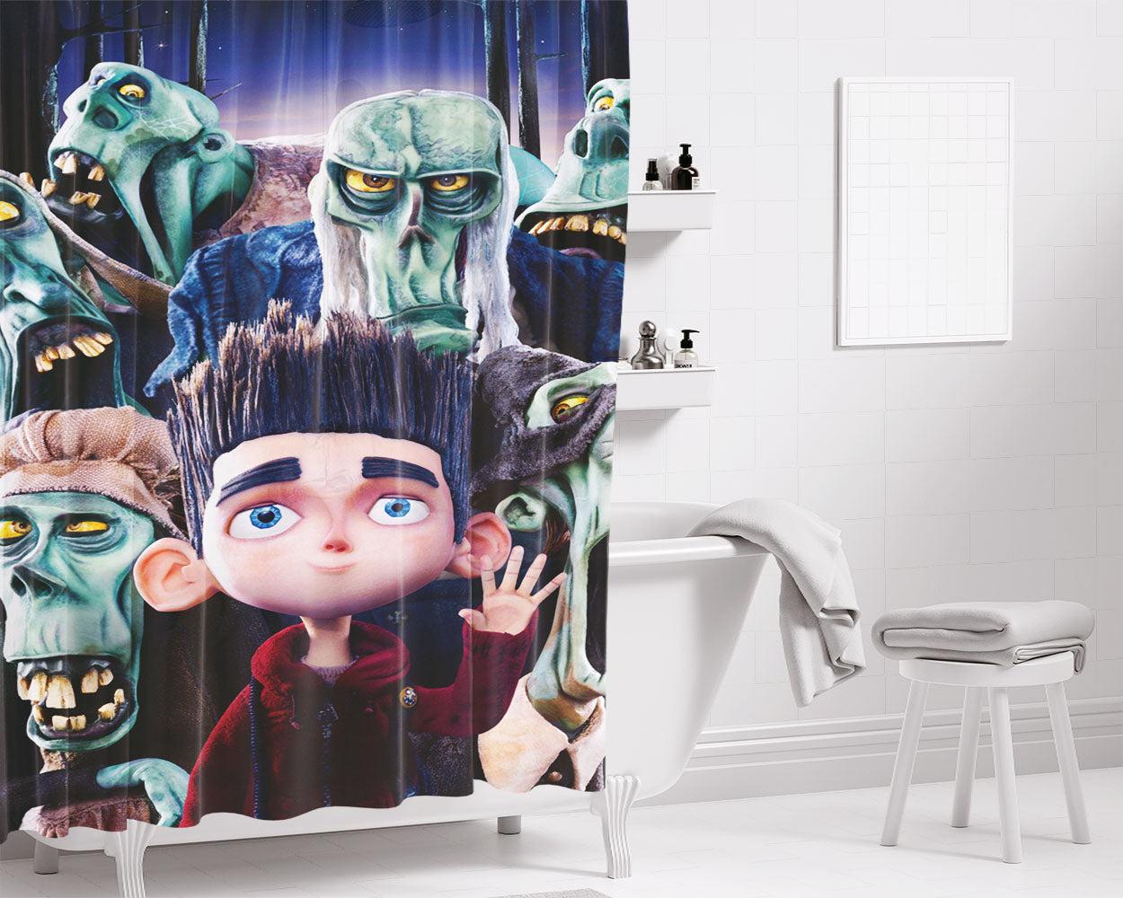 Painting Digital Kobe Bryant Bathroom Shower Curtain Fabric Waterproof | 66 X 72 Inch