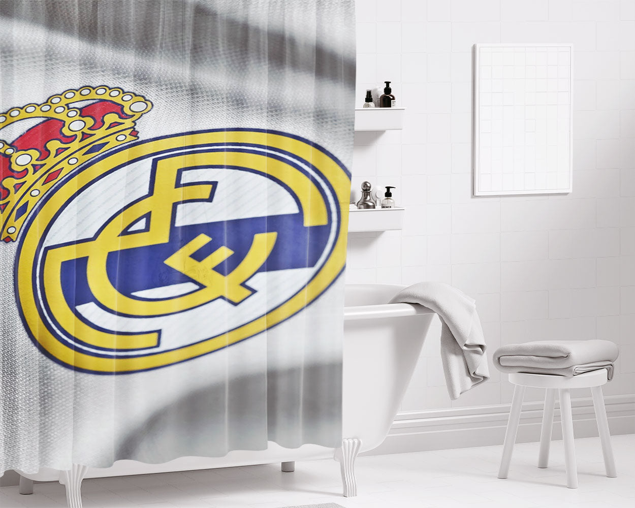 Re Zero Rem Ram And Friends Christmas Bathroom Shower Curtain Fabric Waterproof | 66 X 72 Inch