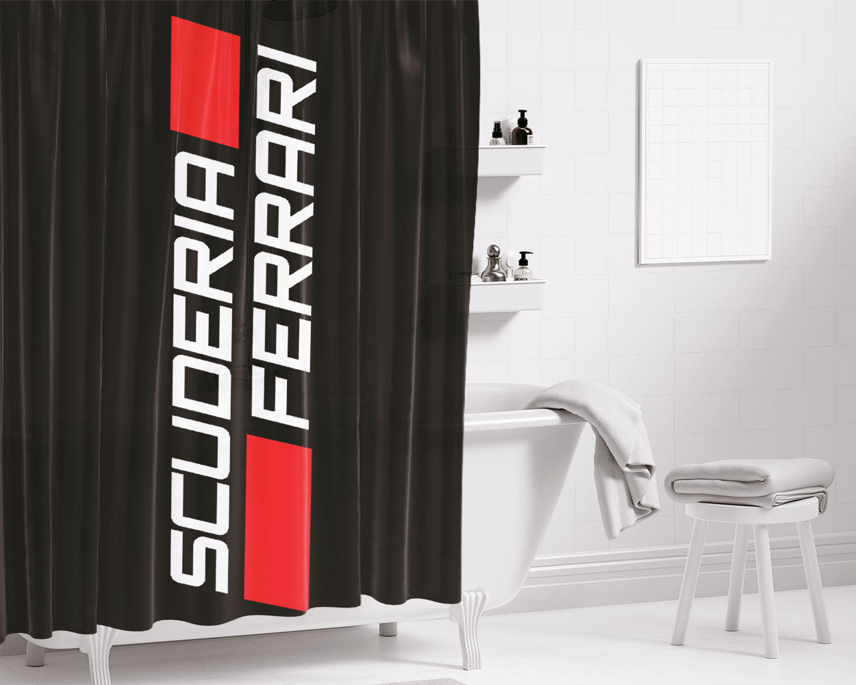 Scream Batman Bathroom Shower Curtain Fabric Waterproof | 66 X 72 Inch