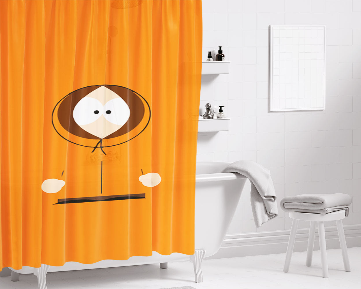 Snorlax Bathroom Shower Curtain Fabric Waterproof | 66 X 72 Inch