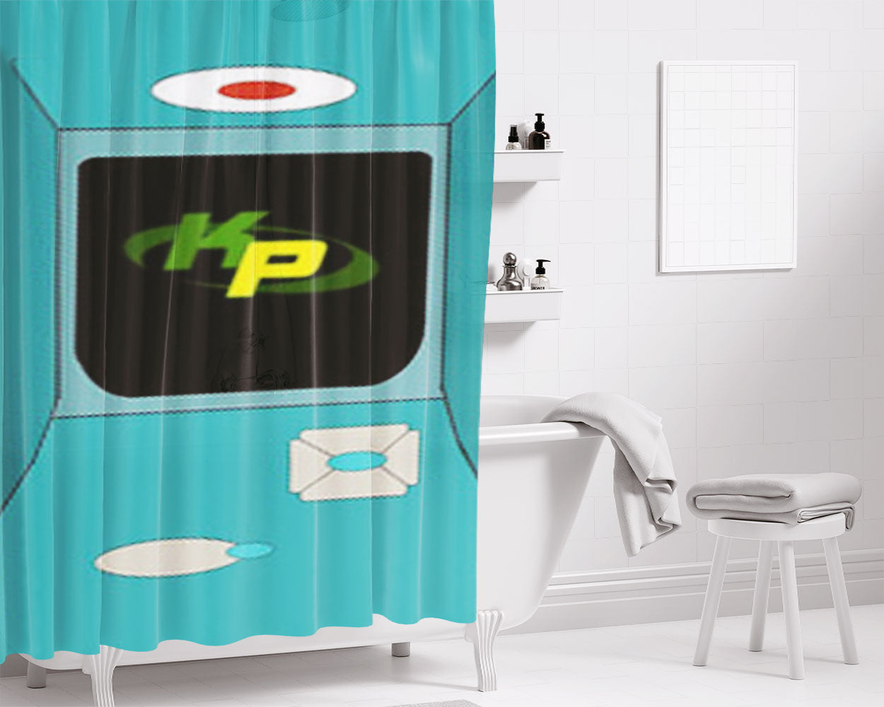The Grinch Bathroom Shower Curtain Fabric Waterproof | 66 X 72 Inch