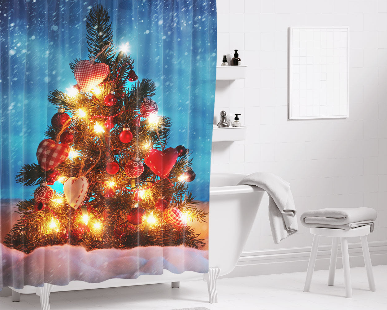 Transformers Bumblebee Beetle Bathroom Shower Curtain Fabric Waterproof | 66 X 72 Inch