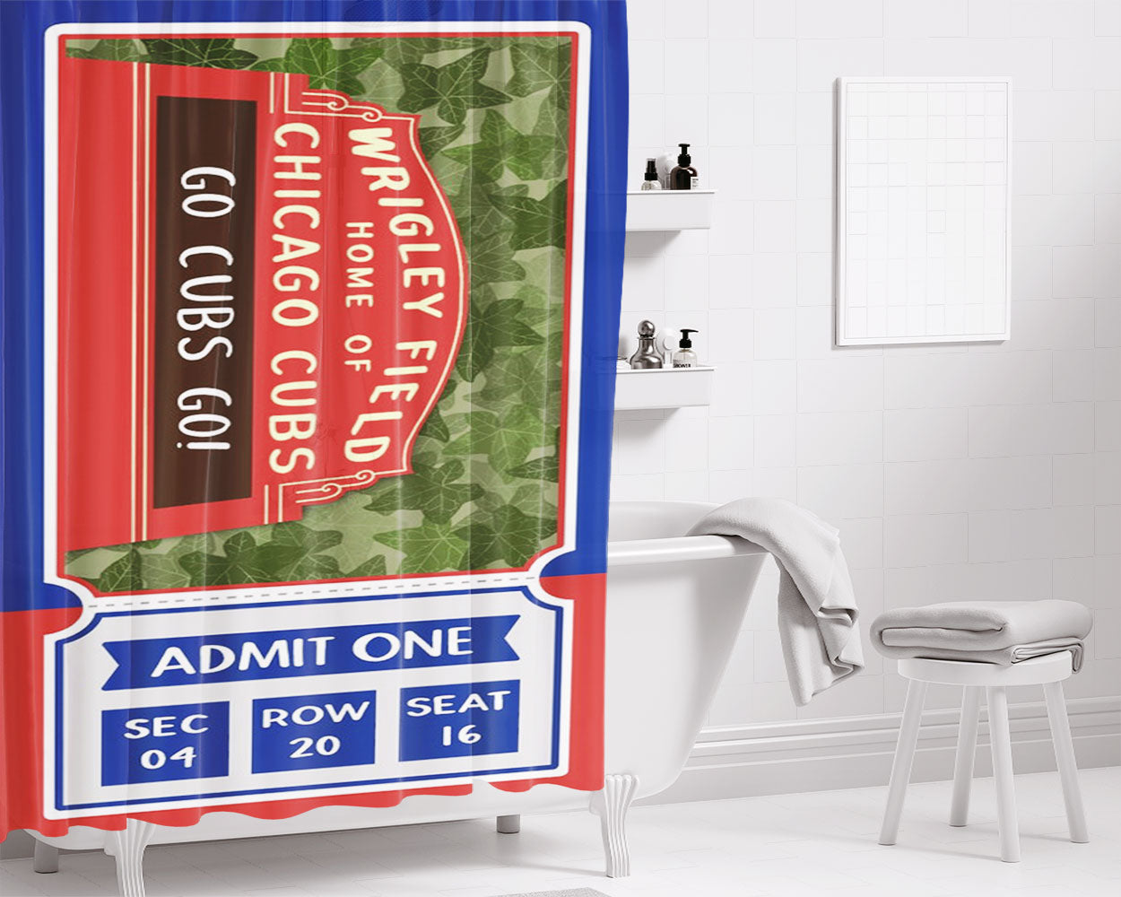 World Of Warcraft Horde Bathroom Shower Curtain Fabric Waterproof | 66 X 72 Inch