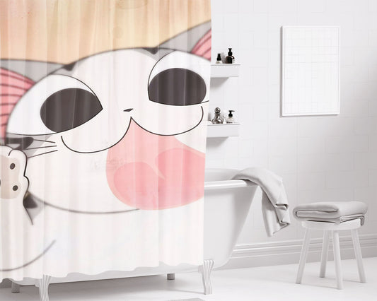 Chis Sweet Home Konami Kanata Bathroom Shower Curtain Fabric Waterproof