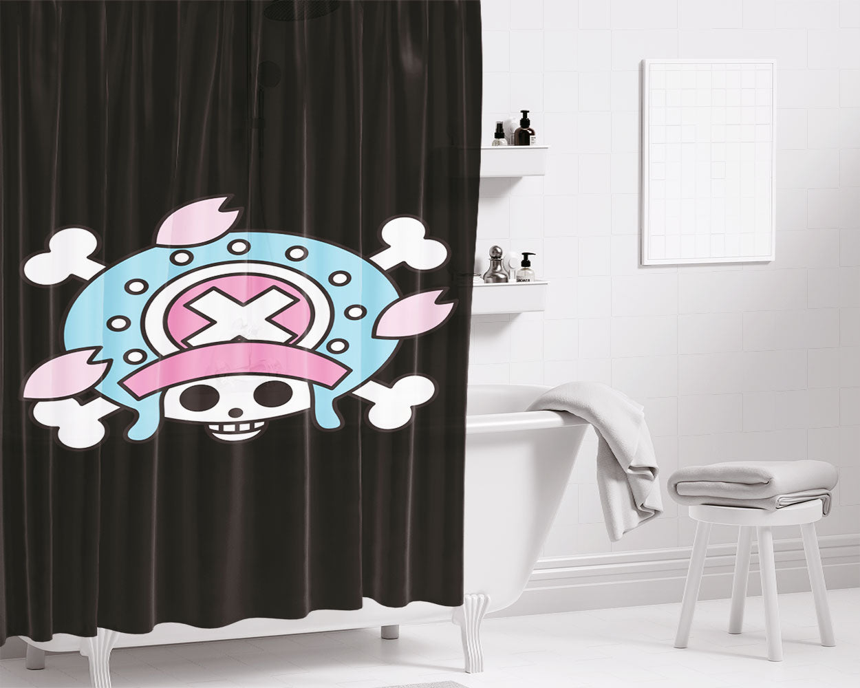 Chooper New Blackflag Bathroom Shower Curtain Fabric Waterproof | 66 X 72 Inch