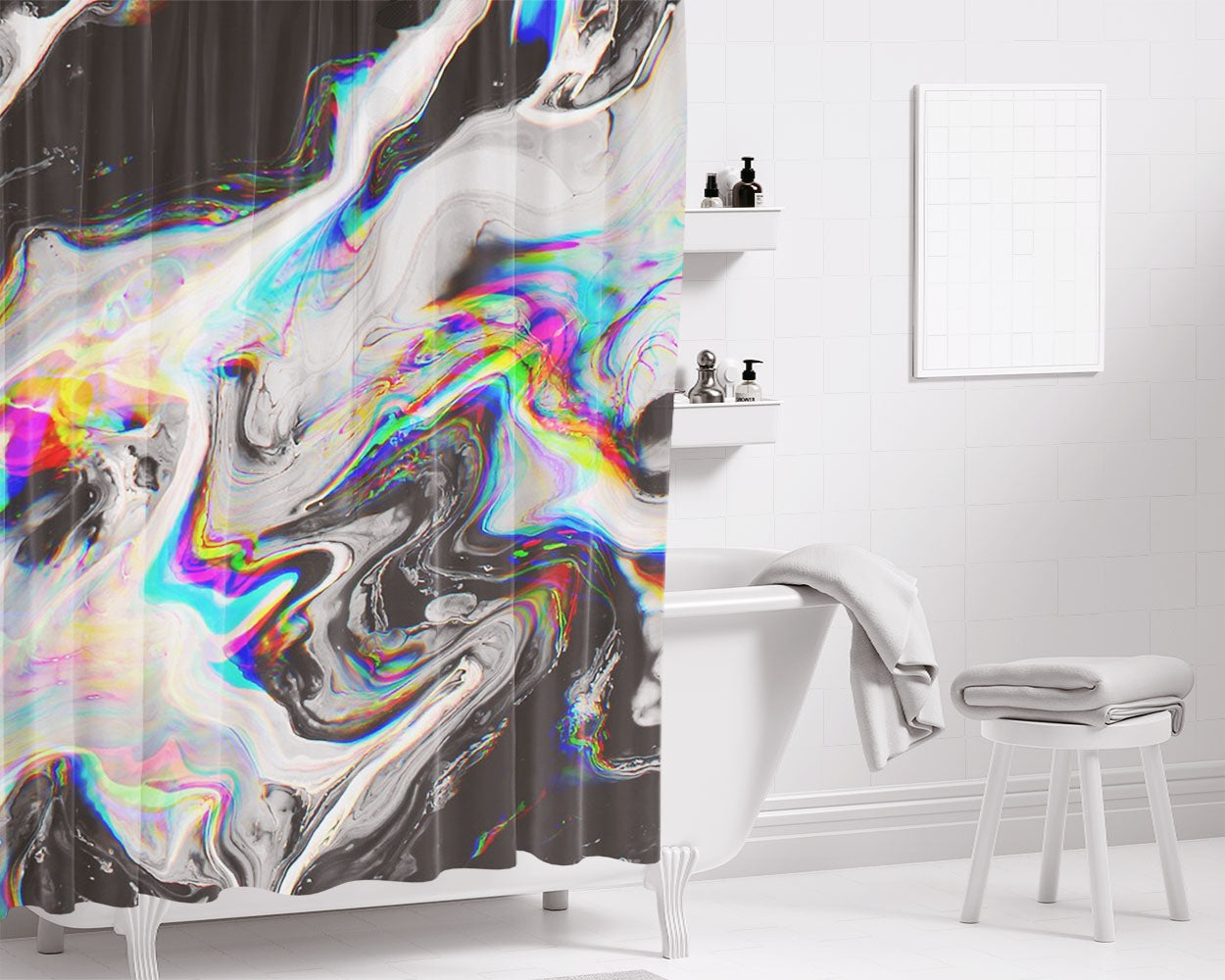 Confusion In Her Eyes That Says It All Bathroom Shower Curtain Fabric Waterproof | 66 X 72 Inch
