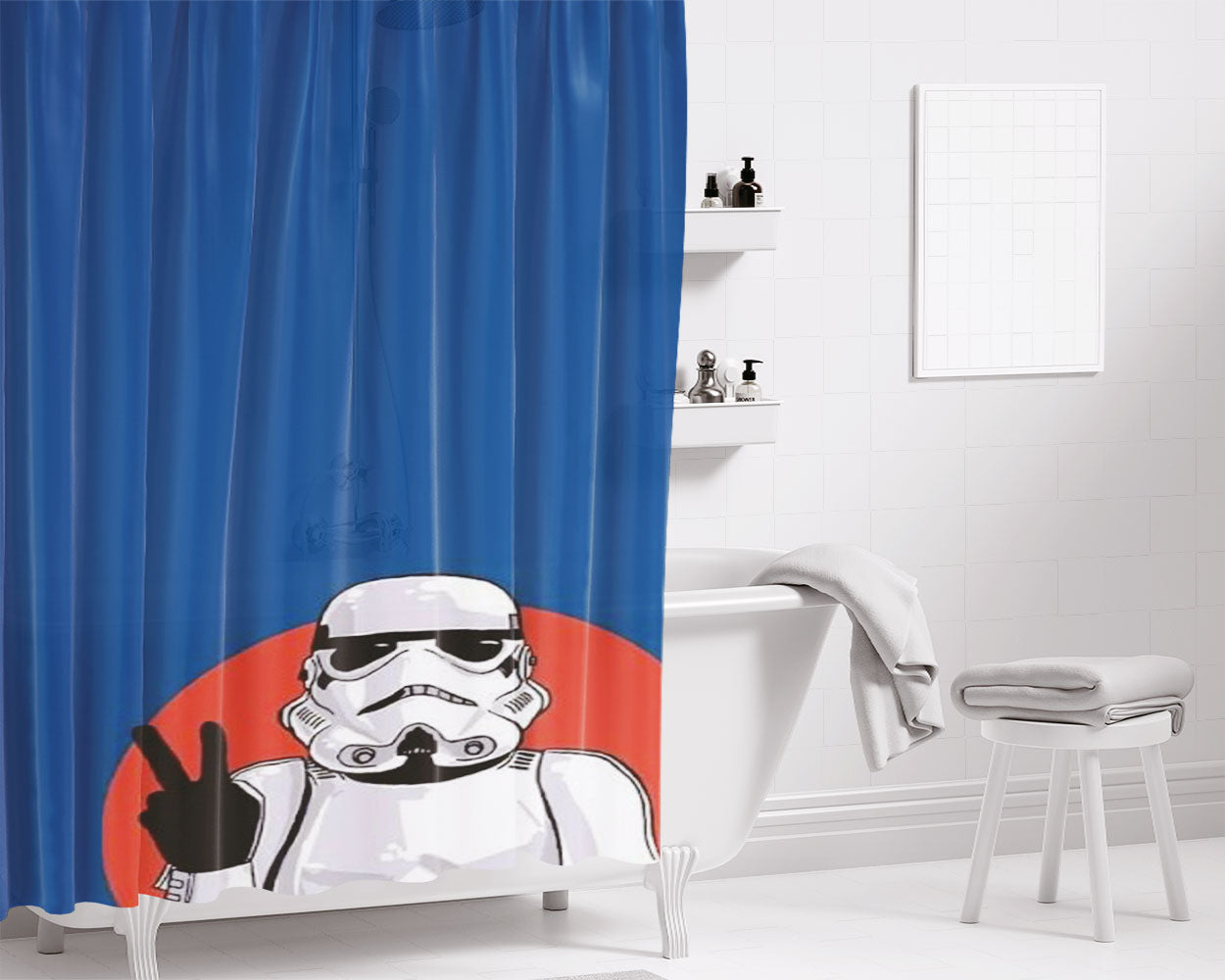 Conquer From Within Bathroom Shower Curtain Fabric Waterproof | 66 X 72 Inch