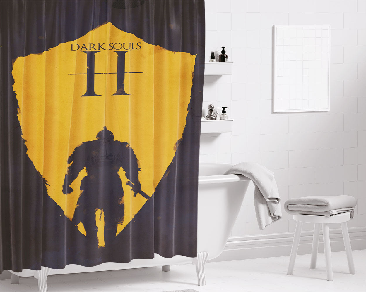 Cool Praise The Sun Poster Bathroom Shower Curtain Fabric Waterproof | 66 X 72 Inch