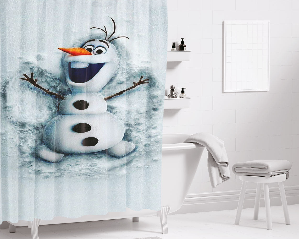 Old Yashica 44 Camera Bathroom Shower Curtain Fabric Waterproof | 66 X 72 Inch