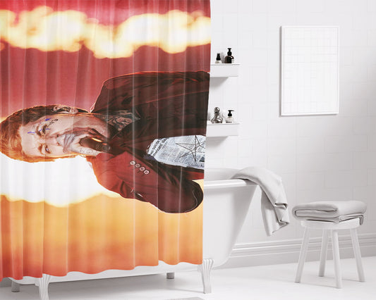 Olf Bathroom Shower Curtain Fabric Waterproof