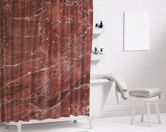 Olivia Bathroom Shower Curtain Fabric Waterproof