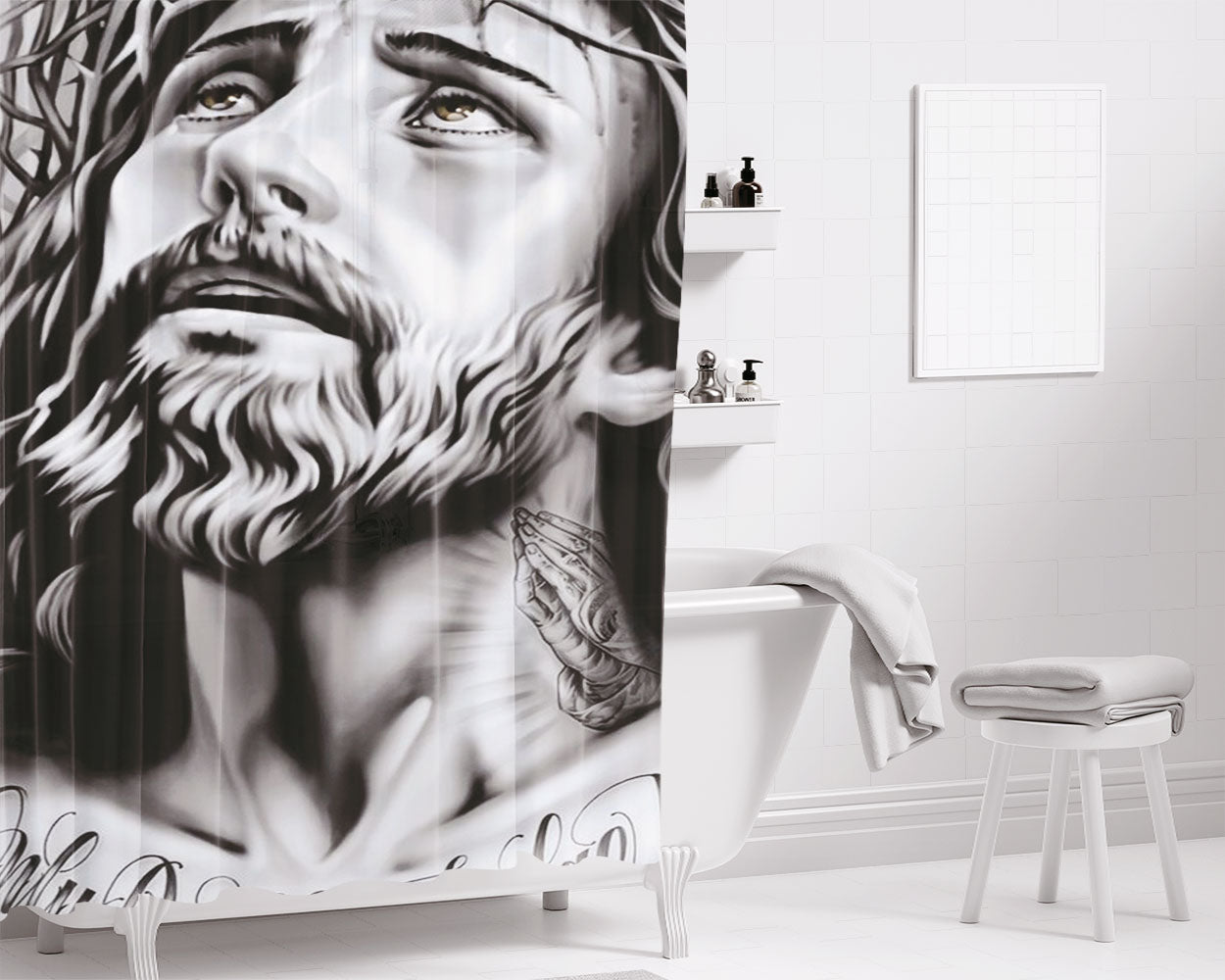 Only Dad Can Judge Me Bathroom Shower Curtain Fabric Waterproof | 66 X 72 Inch