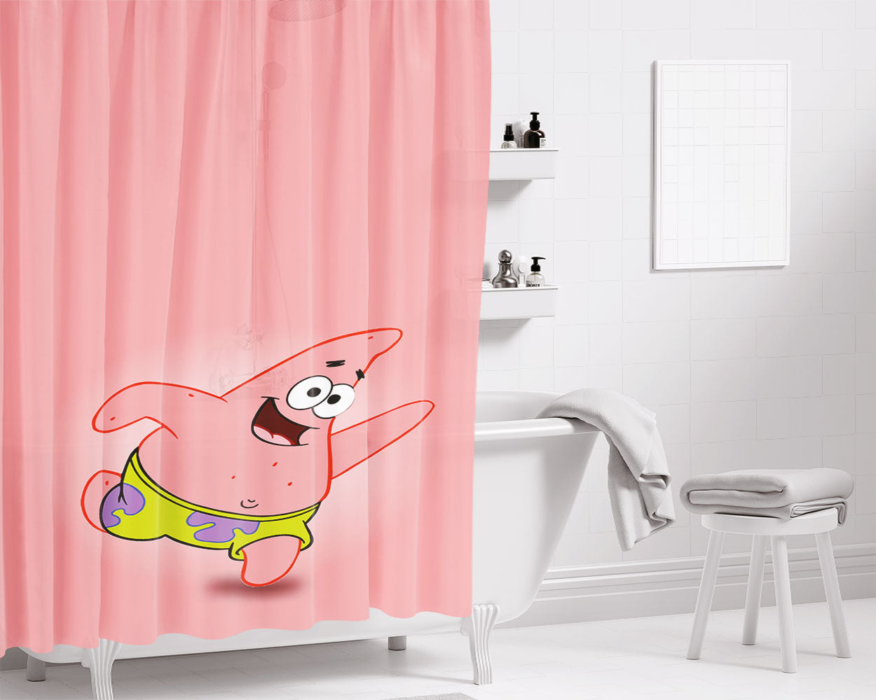 Patrik Bathroom Shower Curtain Fabric Waterproof | 66 X 72 Inch