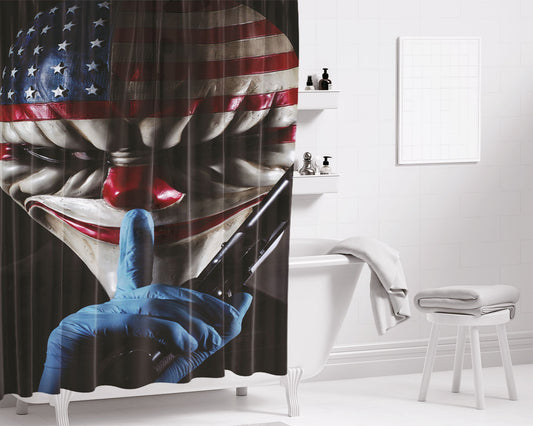 Pay Day Shut Up Bathroom Shower Curtain Fabric Waterproof